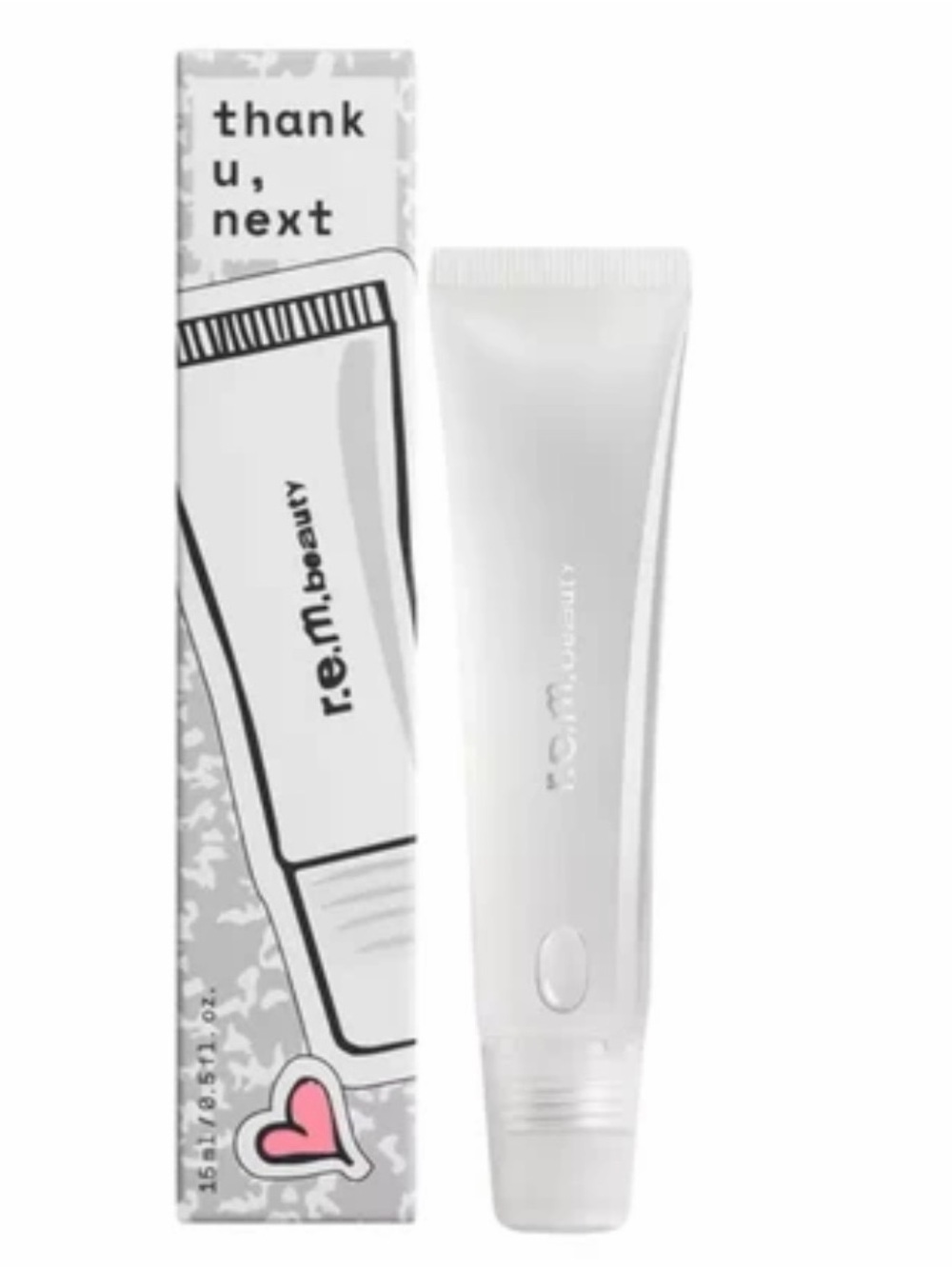 r.e.m. beauty Thank U Next Utmost Importance Plumping CLEAR Lip Gloss NIB